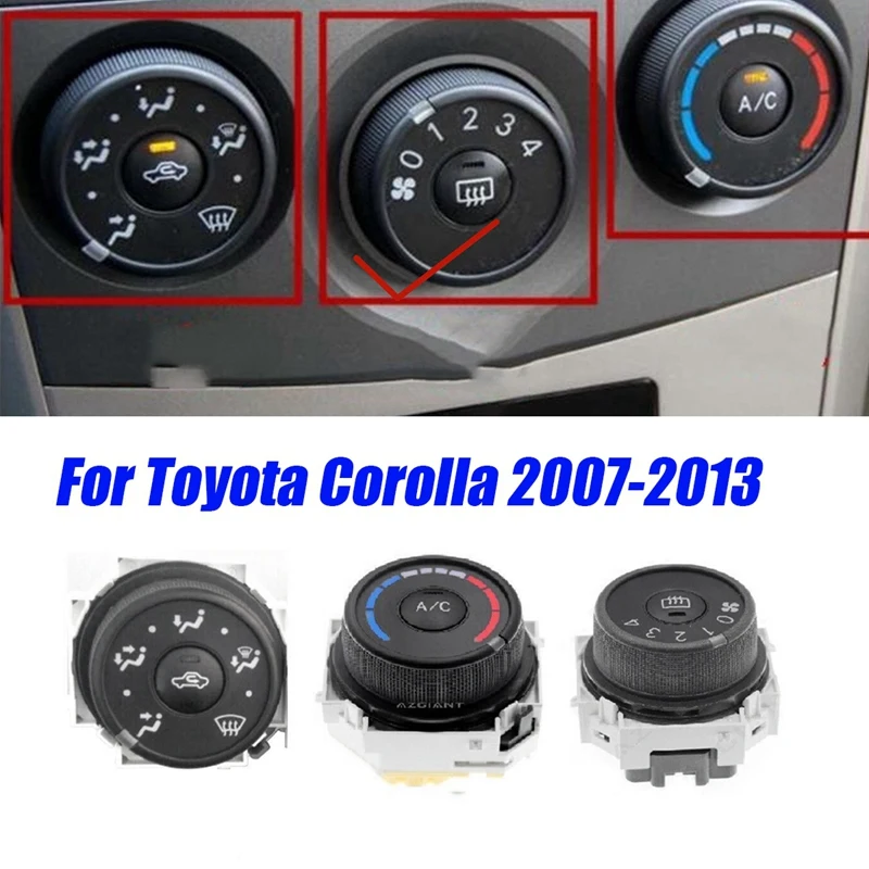 1Set/3Pcs Air Conditioning A/C Heating Control Button For Toyota Corolla 2007-2013 Air Direction Wind Speed Knob
1Set/3Pcs Air Conditioning A/C Heating Control Button For Toyota Corolla 2007-2013 Air Direction Wind Speed Knob