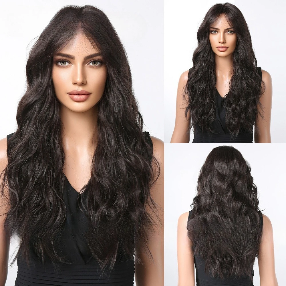 European and American new wig women, medium wool curls, long hair, trim face, fashionable and fluffy whole wig cover
European and American new wig women, medium wool curls, long hair, trim face, fashionable and fluffy whole wig cover