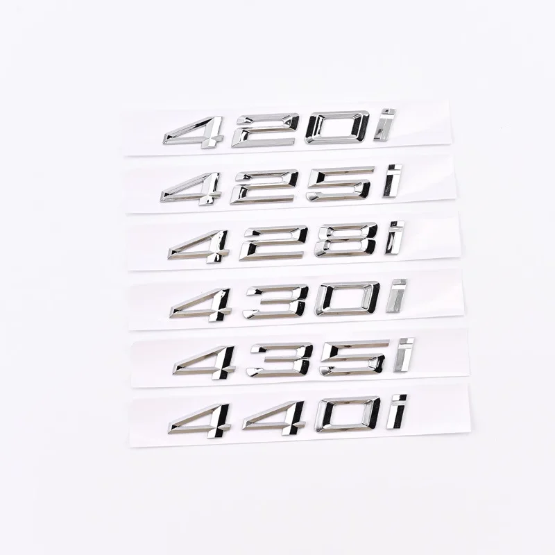For BMW 4 series old models 420i 425i 428I 430i to modify the car emblem rear tail label displacement number
For BMW 4 series old models 420i 425i 428I 430i to modify the car emblem rear tail label displacement number