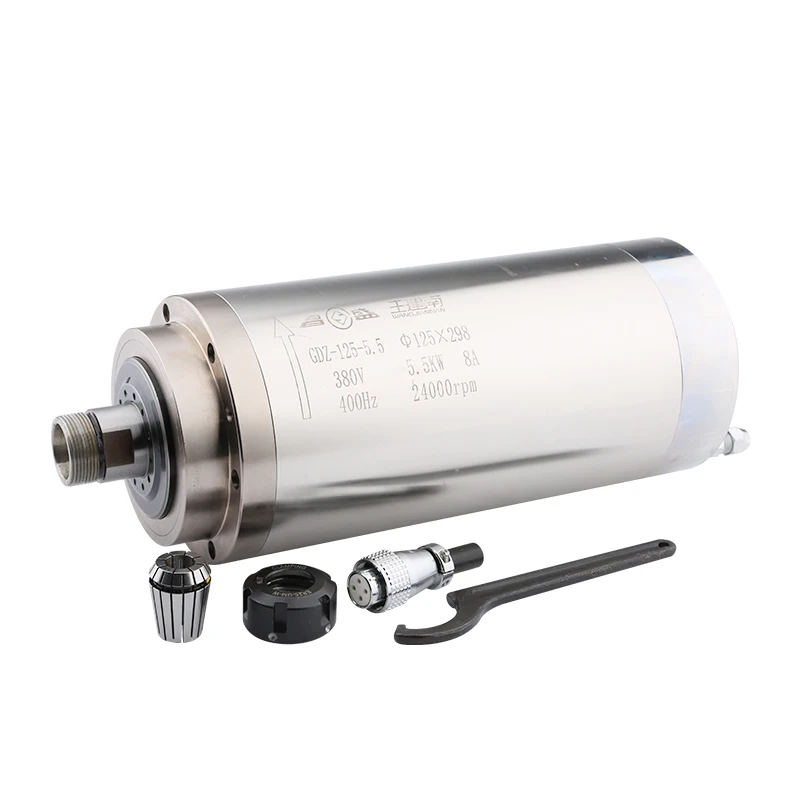 Water Cooling Spindle 5.5KW 220v/380v For Industrial Engraving Machining
Water Cooling Spindle 5.5KW 220v/380v For Industrial Engraving Machining