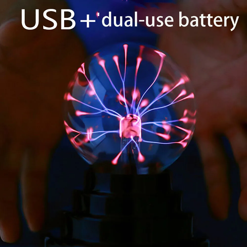 Novelty Night Light Magic Crystal Plasma Ball Touch Lamps Electro-optical Ball Starry Lights for Kids Gift USB Battery
Novelty Night Light Magic Crystal Plasma Ball Touch Lamps Electro-optical Ball Starry Lights for Kids Gift USB Battery