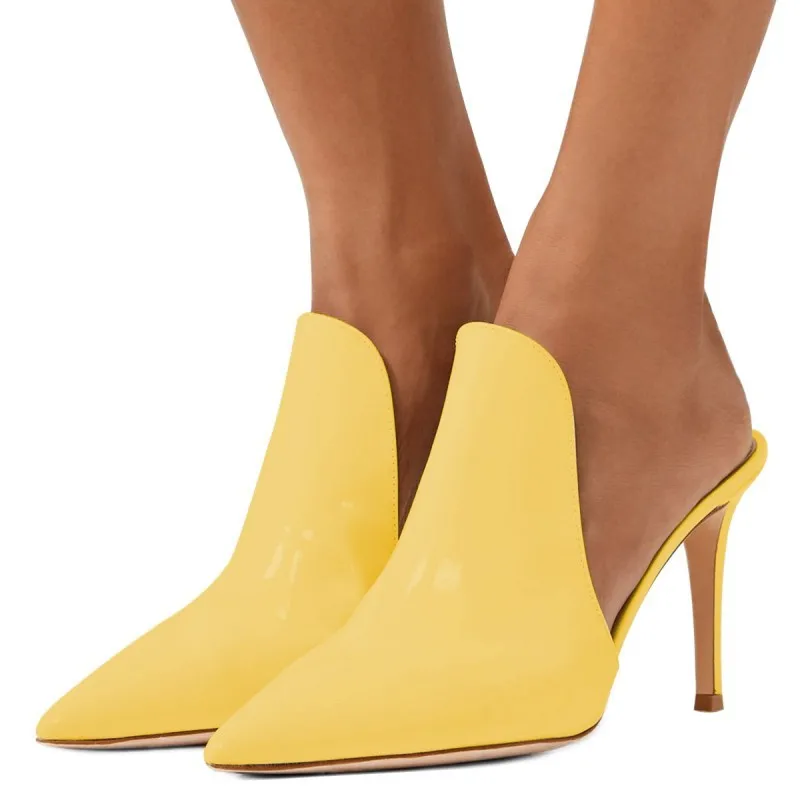 Heeled Mules Pumps for Women 2022 High Heel Party Shoes Ladies Pointed Toe Patent Leather Shiny Heels 8.5-9.5cm Free Shipping
Heeled Mules Pumps for Women 2022 High Heel Party Shoes Ladies Pointed Toe Patent Leather Shiny Heels 8.5-9.5cm Free Shipping