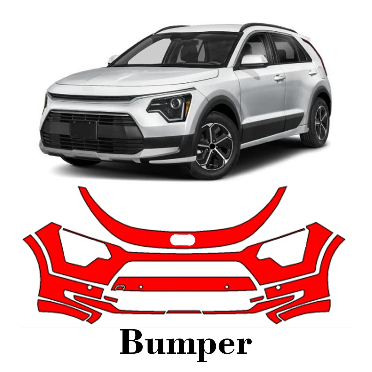 For KIA Niro 2023 2024 2025 TPU Paint Protection Film Self-Healing Clear Bra Pre-cut PPF Kit Front Bumper Anti-Scratch Resistant
For KIA Niro 2023 2024 2025 TPU Paint Protection Film Self-Healing Clear Bra Pre-cut PPF Kit Front Bumper Anti-Scratch Resistant