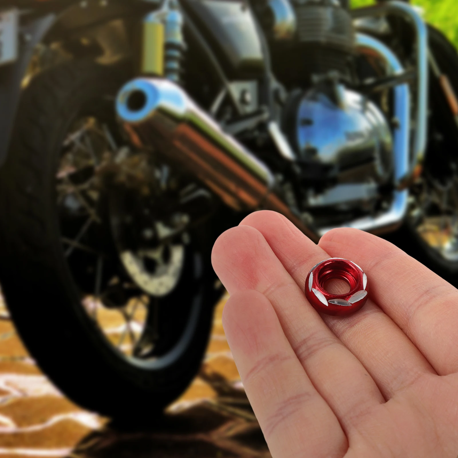 20pcs Motorcycle License Plate Screw Gasket Decorative Aluminum Alloy Motorbike Refitting Washers Sturdy Easy Install Compatible
20pcs Motorcycle License Plate Screw Gasket Decorative Aluminum Alloy Motorbike Refitting Washers Sturdy Easy Install Compatible