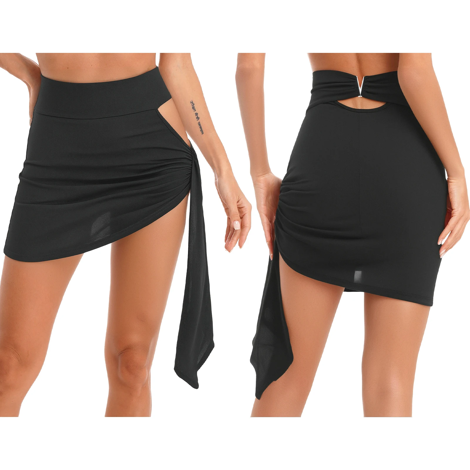 Women's Latin Waltz Hip Scarf Dance Skirt High Waist Bodycon Hip Wrap Pencil Skirt for Chacha Ballroom Dance Performance Skirts
Women's Latin Waltz Hip Scarf Dance Skirt High Waist Bodycon Hip Wrap Pencil Skirt for Chacha Ballroom Dance Performance Skirts