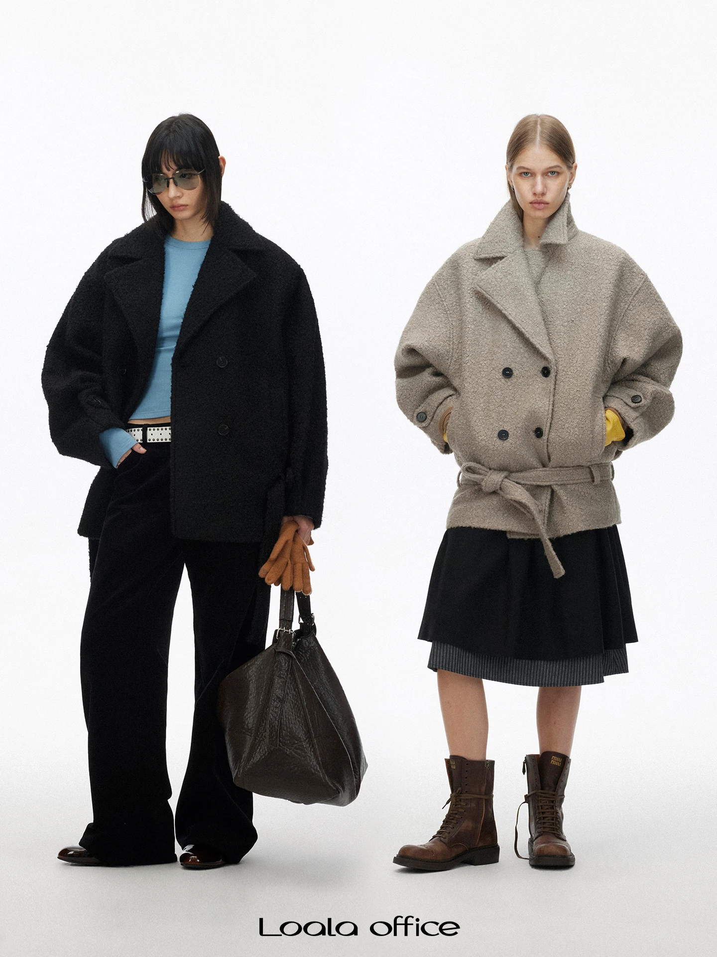 Шерстяное пальто Loala для офиса с поясом и двойной застежкой на пуговицы, повседневное, приталенное, из полиэфирного волокна, длинное
Шерстяное пальто Loala для офиса с поясом и двойной застежкой на пуговицы, повседневное, приталенное, из полиэфирного волокна, длинное