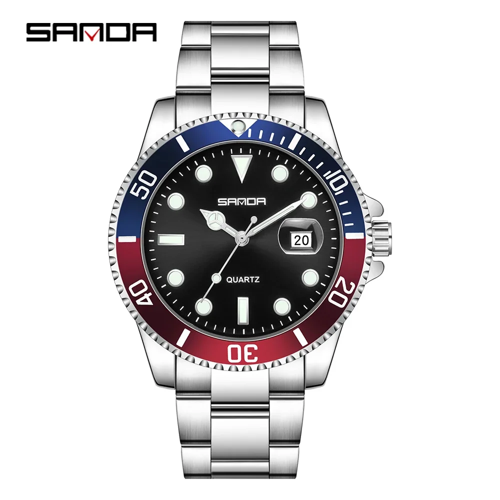 SANDA SD1099 Модные мужские кварцевые часы Многофункциональные водонепроницаемые ночные часы с календарем Мужские кварцевые часы
SANDA SD1099 Модные мужские кварцевые часы Многофункциональные водонепроницаемые ночные часы с календарем Мужские кварцевые часы