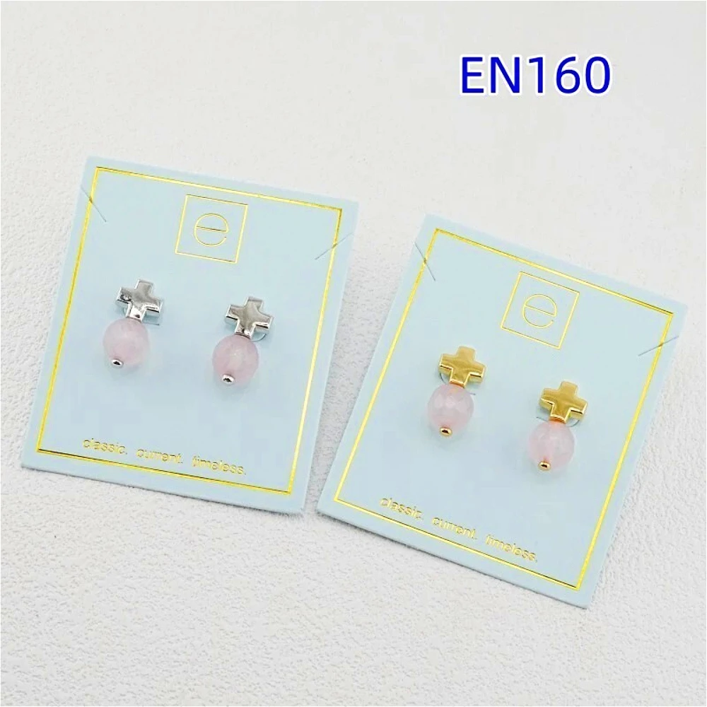 YEEVAA Pink Rose Quartz Cross Stud Earrings Gold Silver Plated Dainty Drop Earrings for Women Minimalist Fashion Jewelry
YEEVAA Pink Rose Quartz Cross Stud Earrings Gold Silver Plated Dainty Drop Earrings for Women Minimalist Fashion Jewelry