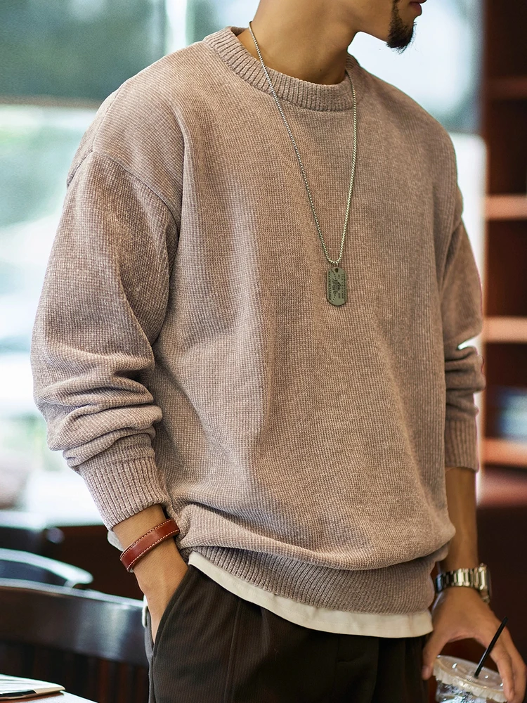 Loose Fit Men's Knitted Sweater round Ne Overhead Warmth Comfortable Casual Long Sve Youth Faion Winter Basic Layering...
Loose Fit Men's Knitted Sweater round Ne Overhead Warmth Comfortable Casual Long Sve Youth Faion Winter Basic Layering...