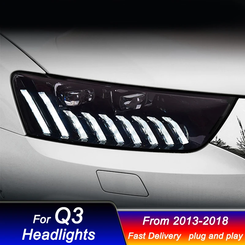Стайлинг автомобиля фары для Audi Q3 2013-2018 в новом стиле, полностью светодиодные DRL, динамические сигнальные фары, биксеноновые фары, аккумулятор
Стайлинг автомобиля фары для Audi Q3 2013-2018 в новом стиле, полностью светодиодные DRL, динамические сигнальные фары, биксеноновые фары, аккумулятор