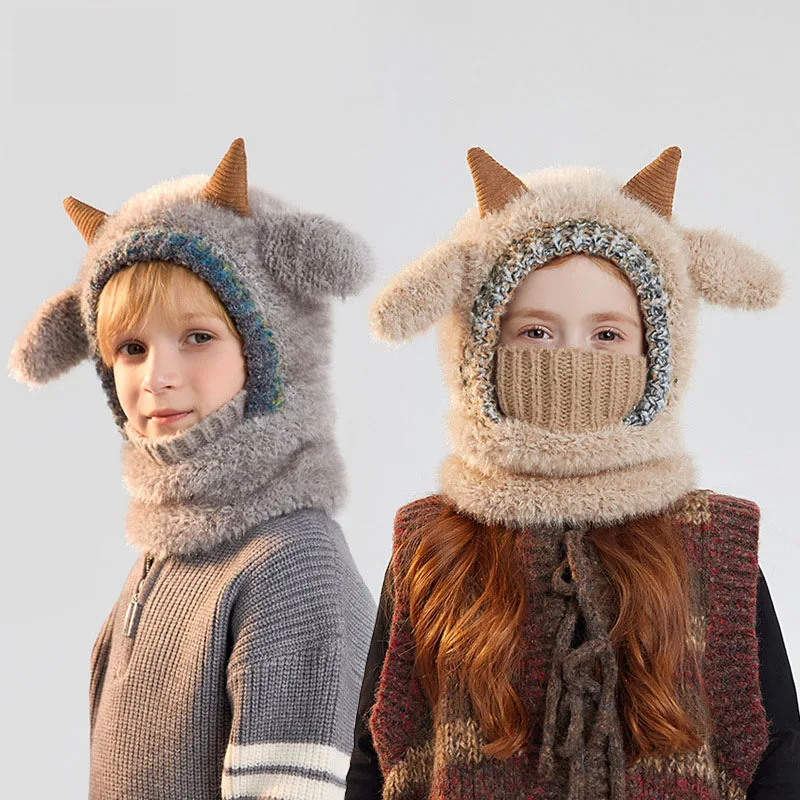 Cute Sheep Children Knitted Hat Scarf 2-in-1 Soft Cap Bonnet for 4 to 13 Kids Boys Girls Autumn Winter Warm Knitted Headwear
Cute Sheep Children Knitted Hat Scarf 2-in-1 Soft Cap Bonnet for 4 to 13 Kids Boys Girls Autumn Winter Warm Knitted Headwear