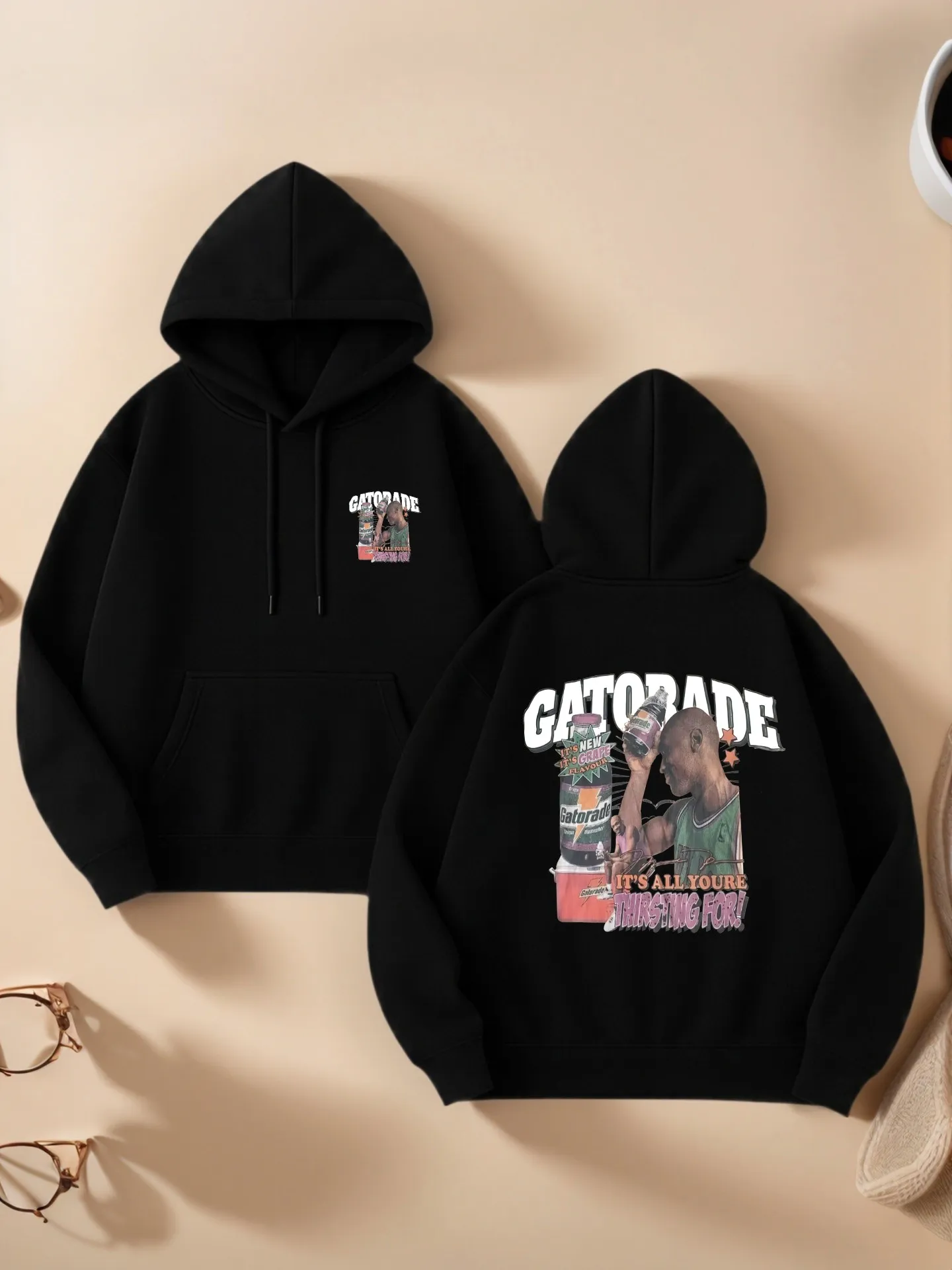 Gatorade Graphic Essential Hoodie, Vintage Style, Graphic Print, Casual Everyday Wear, For Men
Gatorade Graphic Essential Hoodie, Vintage Style, Graphic Print, Casual Everyday Wear, For Men