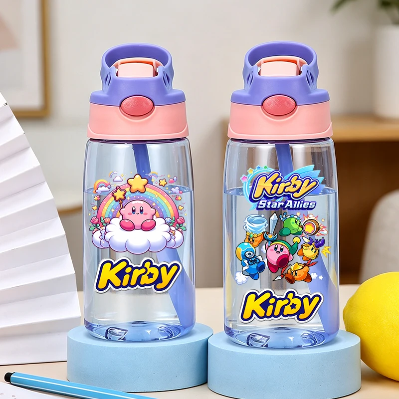460ML Kirbys Cute Water Cup Kids Leak Proof Straw Cup Student Cartoon Outdoor Portable Water Bottle Sport Drinking Bottle Gift
460ML Kirbys Cute Water Cup Kids Leak Proof Straw Cup Student Cartoon Outdoor Portable Water Bottle Sport Drinking Bottle Gift