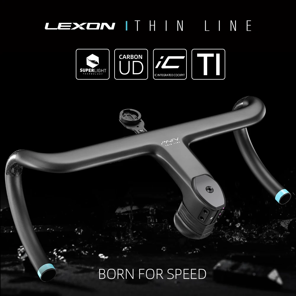 LEXON Carbon Road Bike Handlebar Ultralight THIN LINE Integrated Road Bike T1000 Bicycle Bent Bar With Spacers Cycling Parts
LEXON Carbon Road Bike Handlebar Ultralight THIN LINE Integrated Road Bike T1000 Bicycle Bent Bar With Spacers Cycling Parts
