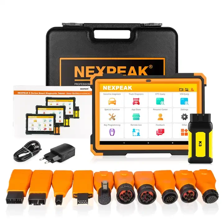 Сканер NEXPEAK K3 OBD2, сверхмощный диагностический инструмент для автомобилей и грузовиков, программатор ключей OBD2, регулировка одометра, диагностика автомобиля
Сканер NEXPEAK K3 OBD2, сверхмощный диагностический инструмент для автомобилей и грузовиков, программатор ключей OBD2, регулировка одометра, диагностика автомобиля