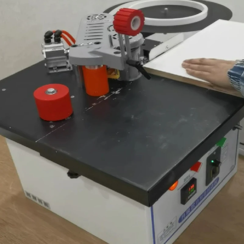 Edge Banding Machine Wood PVC Two-sided Gluing Edge Bander with Tray Cut Adjustable Speed 1200W 1000ml
Edge Banding Machine Wood PVC Two-sided Gluing Edge Bander with Tray Cut Adjustable Speed 1200W 1000ml