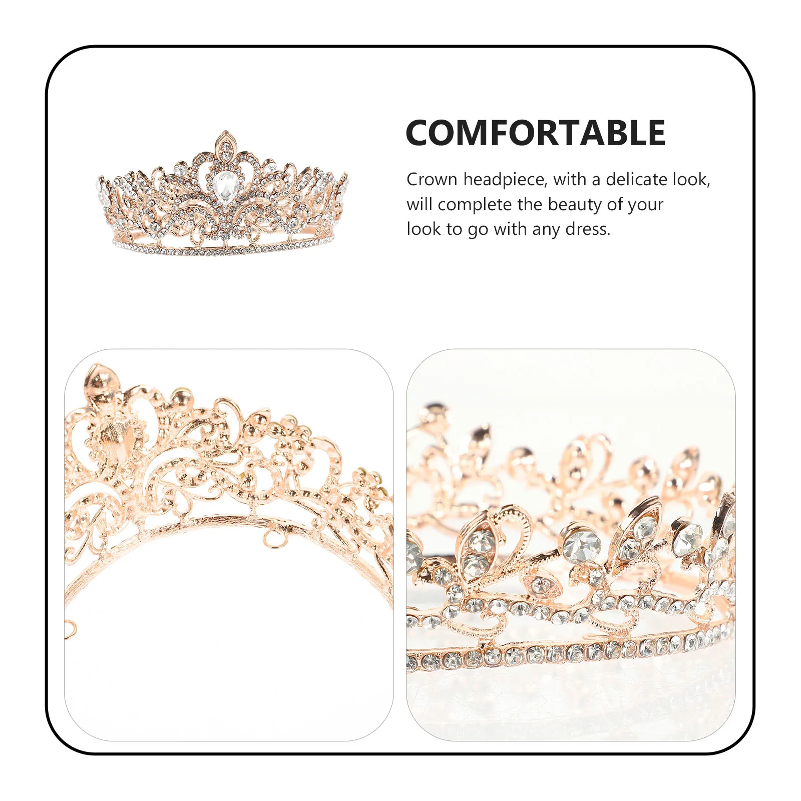 Bridal Crown Vintage Elegant Alloy Hair Jewelry For Wedding Party Delicate Bride Headwear Accessories
Bridal Crown Vintage Elegant Alloy Hair Jewelry For Wedding Party Delicate Bride Headwear Accessories