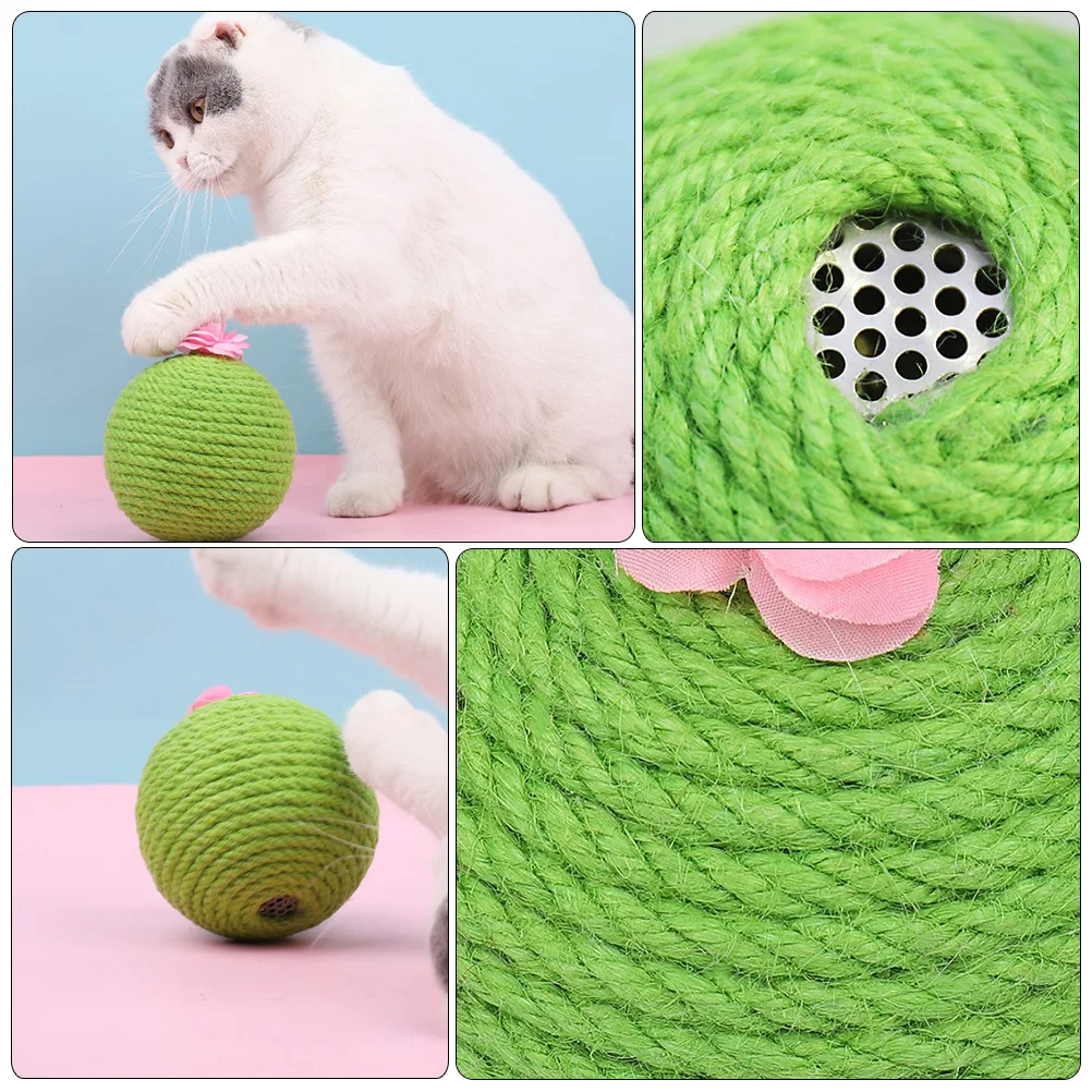 1Set Adorable Cat Training Ball Interactive Scratch Tool Long-Lasting Material Promotes Healthy Scratching Habits Green
1Set Adorable Cat Training Ball Interactive Scratch Tool Long-Lasting Material Promotes Healthy Scratching Habits Green