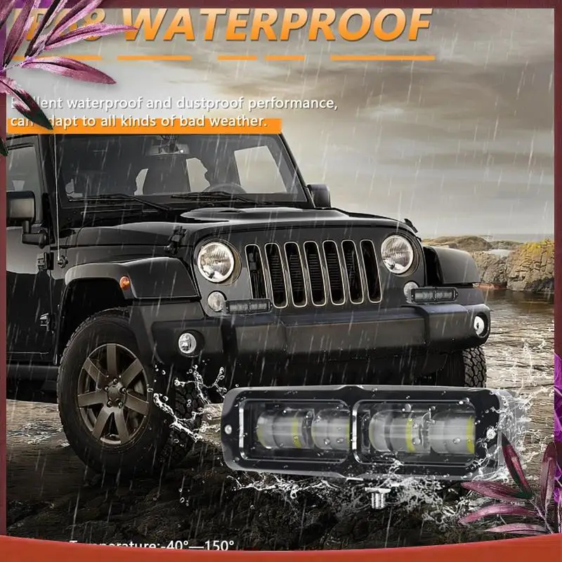 2PCS 6 Inch LED Light Bar, 80W Fog Light Off Road Lights Work Light Bar For Truck SUV ATV Boat Motorcycle Parts White Light
2PCS 6 Inch LED Light Bar, 80W Fog Light Off Road Lights Work Light Bar For Truck SUV ATV Boat Motorcycle Parts White Light