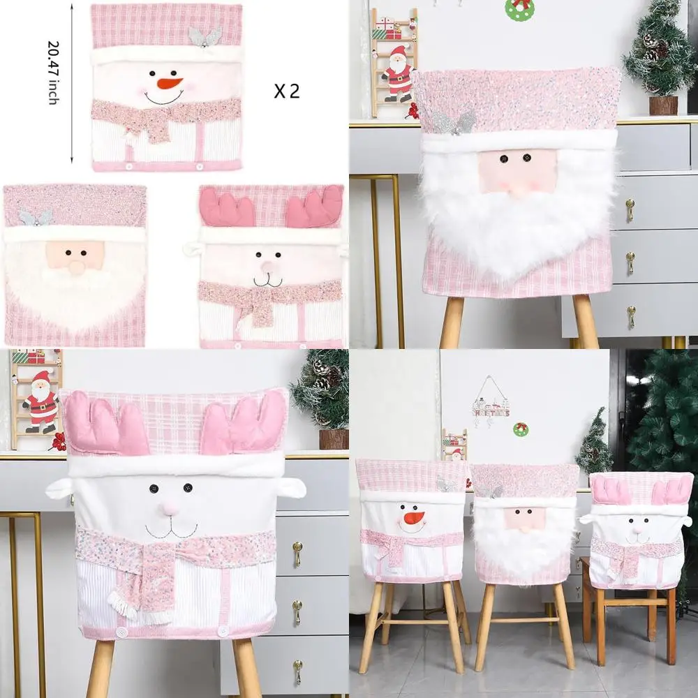 Set of 6 Pink Jacquard Stretch Chair Covers, Washable and Removable, for Christmas Dining, Suitable for Home and Restaurant Use
Set of 6 Pink Jacquard Stretch Chair Covers, Washable and Removable, for Christmas Dining, Suitable for Home and Restaurant Use