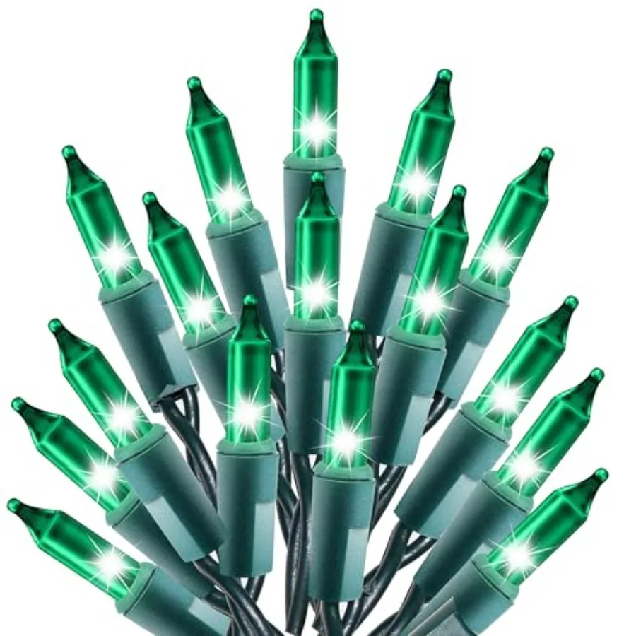 100 Christmas Light Set String Lights with Wire Professional Grade Indoor and Outdoor Use Decorate Christmas Trees Bushes Fence
100 Christmas Light Set String Lights with Wire Professional Grade Indoor and Outdoor Use Decorate Christmas Trees Bushes Fence