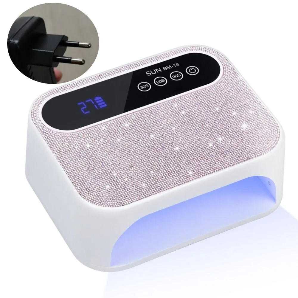 Portable Cordless UV Nail Lamp Rechargeable 30/60/90s Timer UV LED Nail Light Auto Sensor 168W Power UV Light Nail Art Dryer
Portable Cordless UV Nail Lamp Rechargeable 30/60/90s Timer UV LED Nail Light Auto Sensor 168W Power UV Light Nail Art Dryer