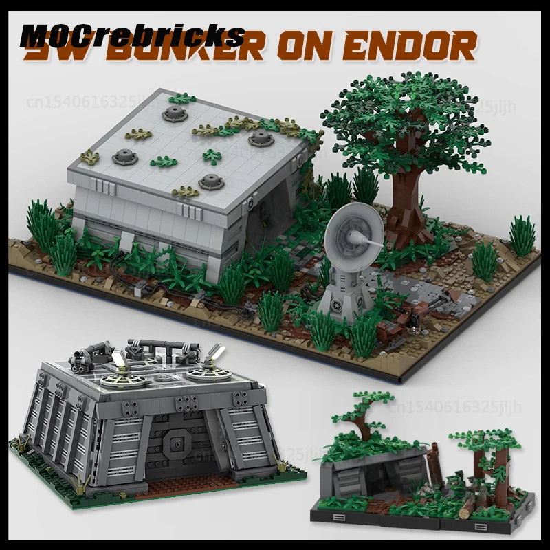 Science Fiction Architecture Series SW Bunker on Endor Star Building Block DIY Assembly Collection Experts Model Brick Toy 2675P
Science Fiction Architecture Series SW Bunker on Endor Star Building Block DIY Assembly Collection Experts Model Brick Toy 2675P