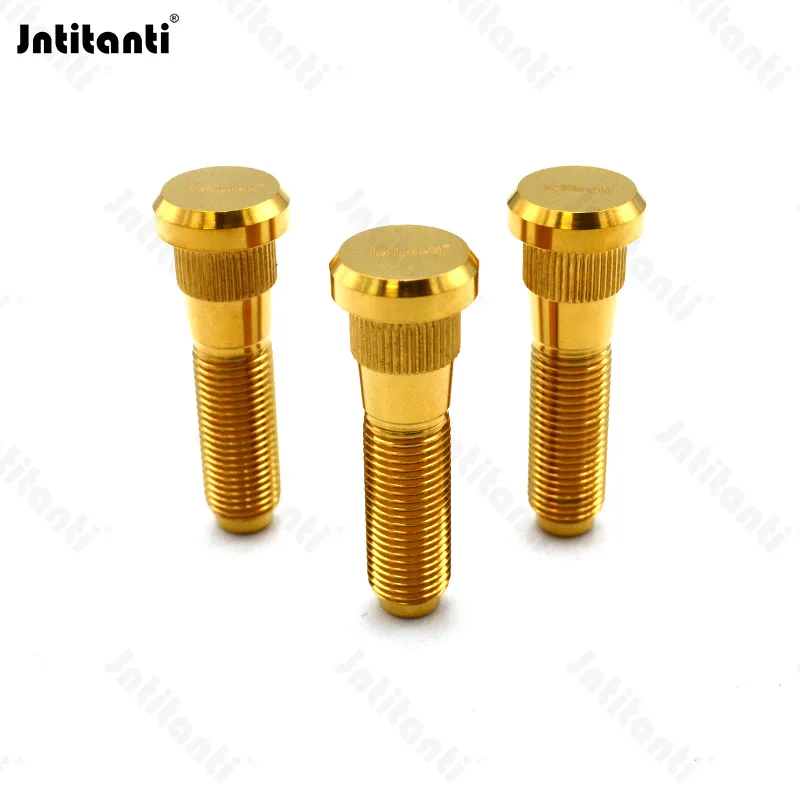 Jntitanti Gr5 titanium wheel rim stud screws M14x1.5x55/60/70mm for Tesla Toyota Hond type R Jeep land rover Buick etc
Jntitanti Gr5 titanium wheel rim stud screws M14x1.5x55/60/70mm for Tesla Toyota Hond type R Jeep land rover Buick etc