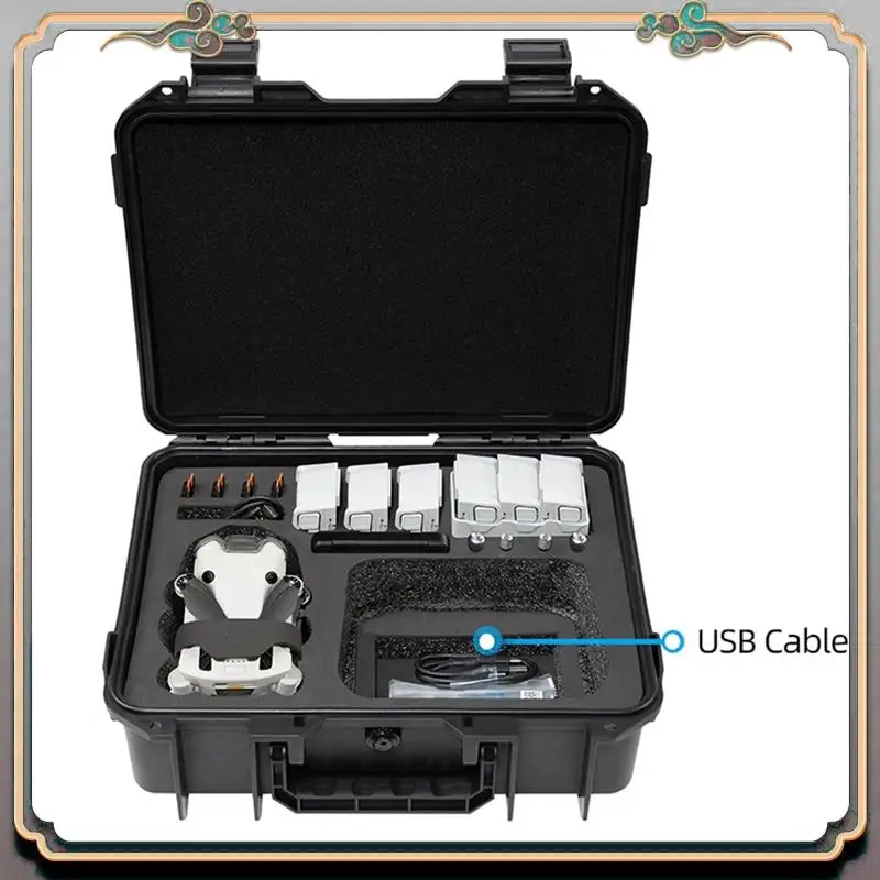 Durable For DJI Mini 4 Pro Storage Case Mini 4 Pro Explosion Proof Case Portable Waterproof Box Hard Shell Large Capacity Case
Durable For DJI Mini 4 Pro Storage Case Mini 4 Pro Explosion Proof Case Portable Waterproof Box Hard Shell Large Capacity Case