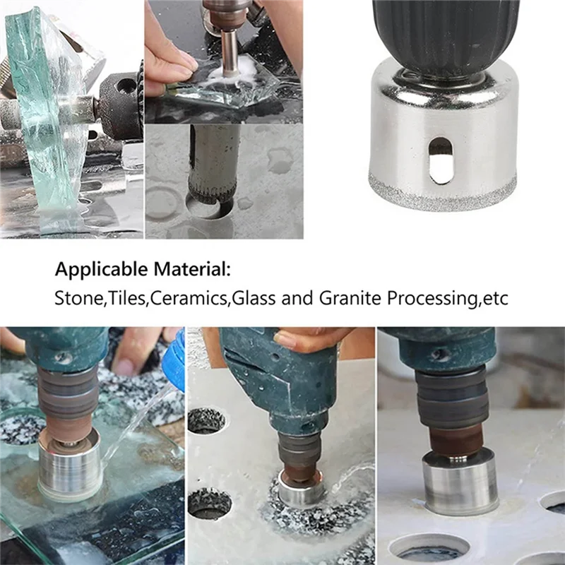【Flash-Deal!】15Pcs Diamond Coated Hole Saw Drill Bits Tile, Marble, Glass, Drill Bit Set 6-50Mm
【Flash-Deal!】15Pcs Diamond Coated Hole Saw Drill Bits Tile, Marble, Glass, Drill Bit Set 6-50Mm