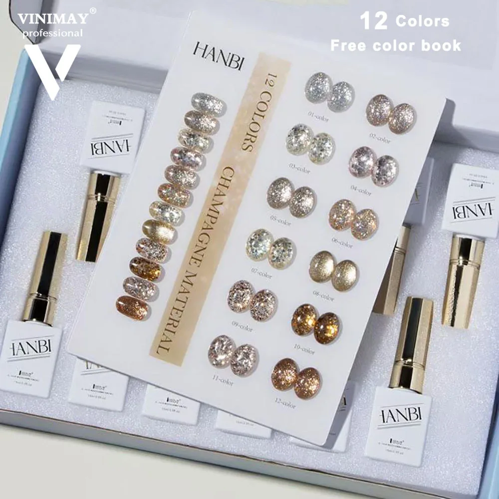 VINIMAY Champagne Color Shining Gel Nail Polish Nail UV Gel Varnish Soak Off Gelpolish LED Gel Varnish Nail Art Lacque Prime
VINIMAY Champagne Color Shining Gel Nail Polish Nail UV Gel Varnish Soak Off Gelpolish LED Gel Varnish Nail Art Lacque Prime