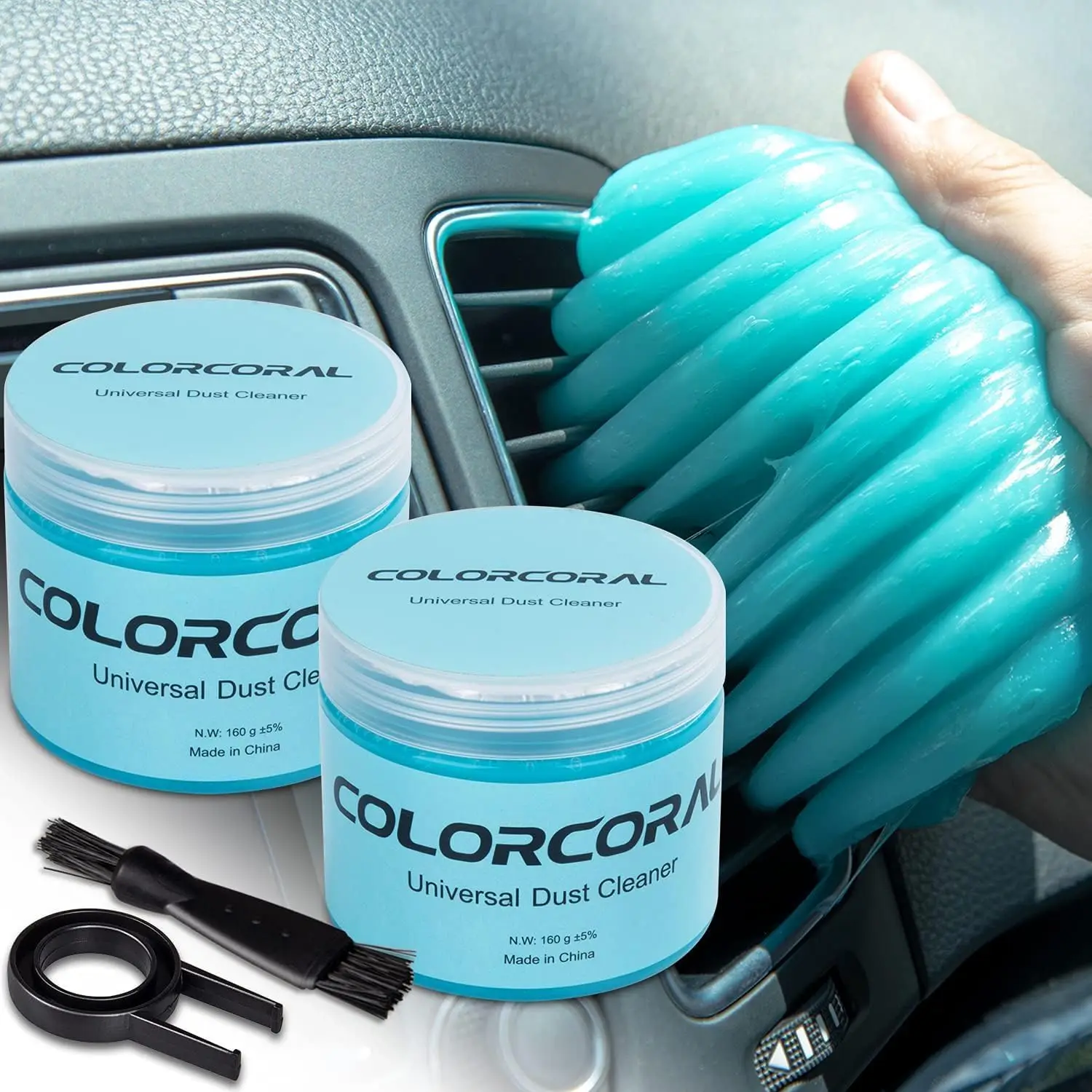 Universal Car Cleaning Gel Kit Dust Cleaner for Vents Keyboards Auto Interior Detailing Putty Gift
Universal Car Cleaning Gel Kit Dust Cleaner for Vents Keyboards Auto Interior Detailing Putty Gift