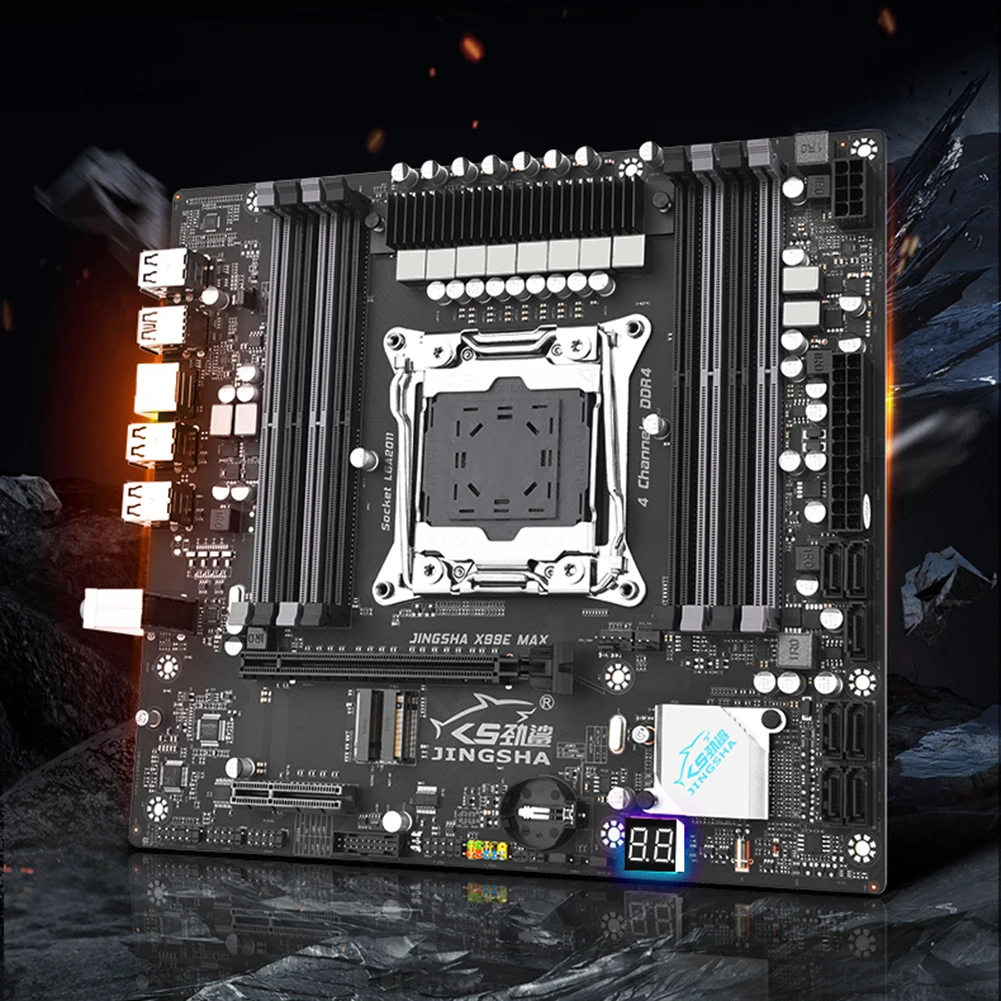 X99E MAX Motherboard LGA2011-3 Computer Motherboard Desktop Mainboard 8*DDR4 NVME/SATA M.2 USB2.0 SATA 3.0 RJ45 PCIE3.0 X16/x4
X99E MAX Motherboard LGA2011-3 Computer Motherboard Desktop Mainboard 8*DDR4 NVME/SATA M.2 USB2.0 SATA 3.0 RJ45 PCIE3.0 X16/x4