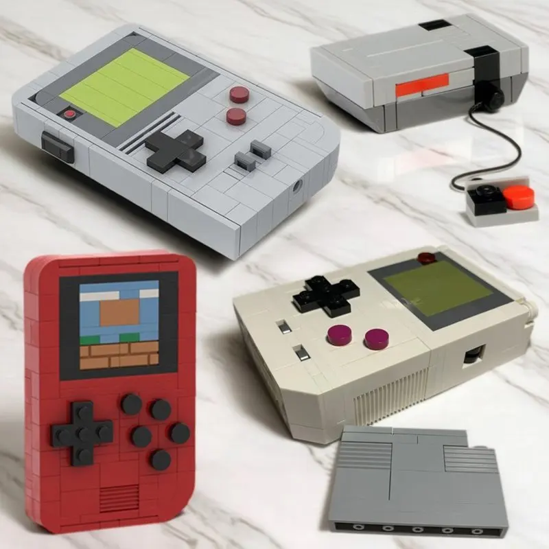 MOC Creative Design Retro Mini Game Console Building Blocks Kids Puzzle Toys Nostalgic Handheld Game Model Boy's Birthday Gift
MOC Creative Design Retro Mini Game Console Building Blocks Kids Puzzle Toys Nostalgic Handheld Game Model Boy's Birthday Gift