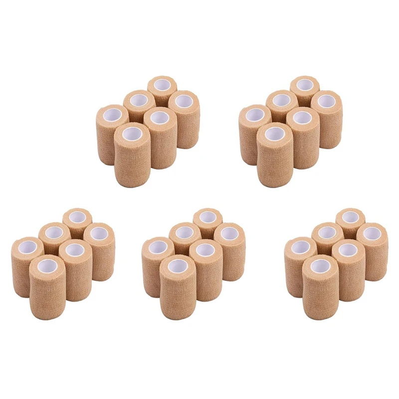 30 Packs First Aid Self Adhesive Cohesive Bandage, 10X450cm, Self Adherent Wrap, Non Woven Bandage Wrap
30 Packs First Aid Self Adhesive Cohesive Bandage, 10X450cm, Self Adherent Wrap, Non Woven Bandage Wrap