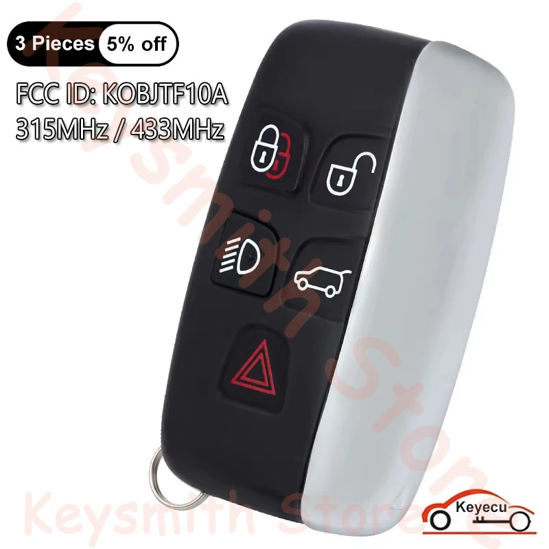 Чип KEYECU 315 МГц 433 МГц ID49 для Jaguar XJ XF XE F PACE для Land Rover Range Rover Sport Auto Smart Remote Key Fob KOBJTF10A
Чип KEYECU 315 МГц 433 МГц ID49 для Jaguar XJ XF XE F PACE для Land Rover Range Rover Sport Auto Smart Remote Key Fob KOBJTF10A