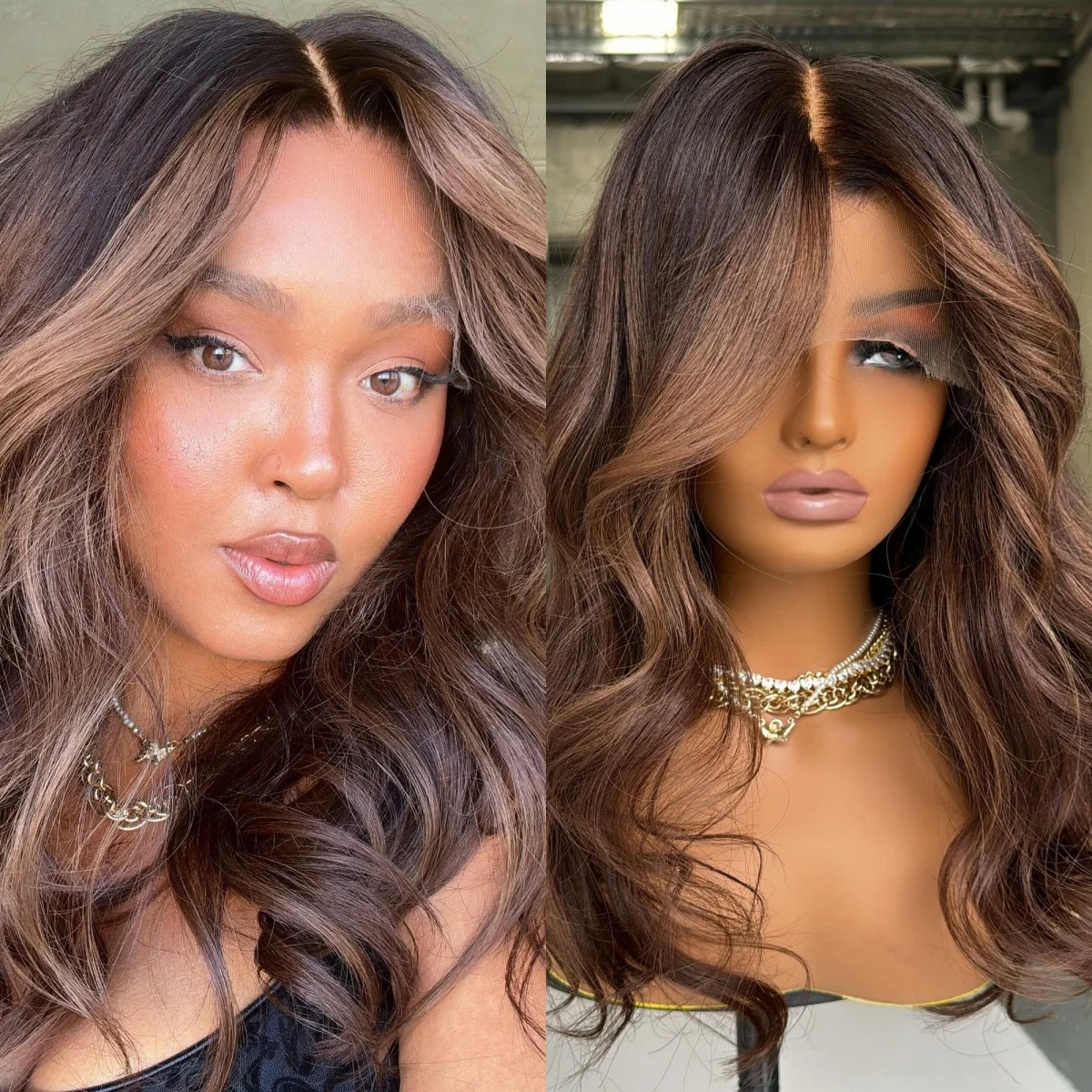 Парик с омбре, теплые коричневые и светлые мели, термостойкий волоконный, реалистичный, с кружевной передней частью, для женщин, без клея, волнистый, с HD-кружевом, для повседневного использования
Парик с омбре, теплые коричневые и светлые мели, термостойкий волоконный, реалистичный, с кружевной передней частью, для женщин, без клея, волнистый, с HD-кружевом, для повседневного использования