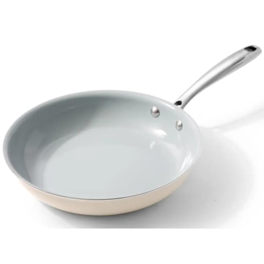 Nonstick Frying Pans Ceramic Skillet: Non Stick Egg Fry Pan - PFOA PTFE PFAS Free
Nonstick Frying Pans Ceramic Skillet: Non Stick Egg Fry Pan - PFOA PTFE PFAS Free