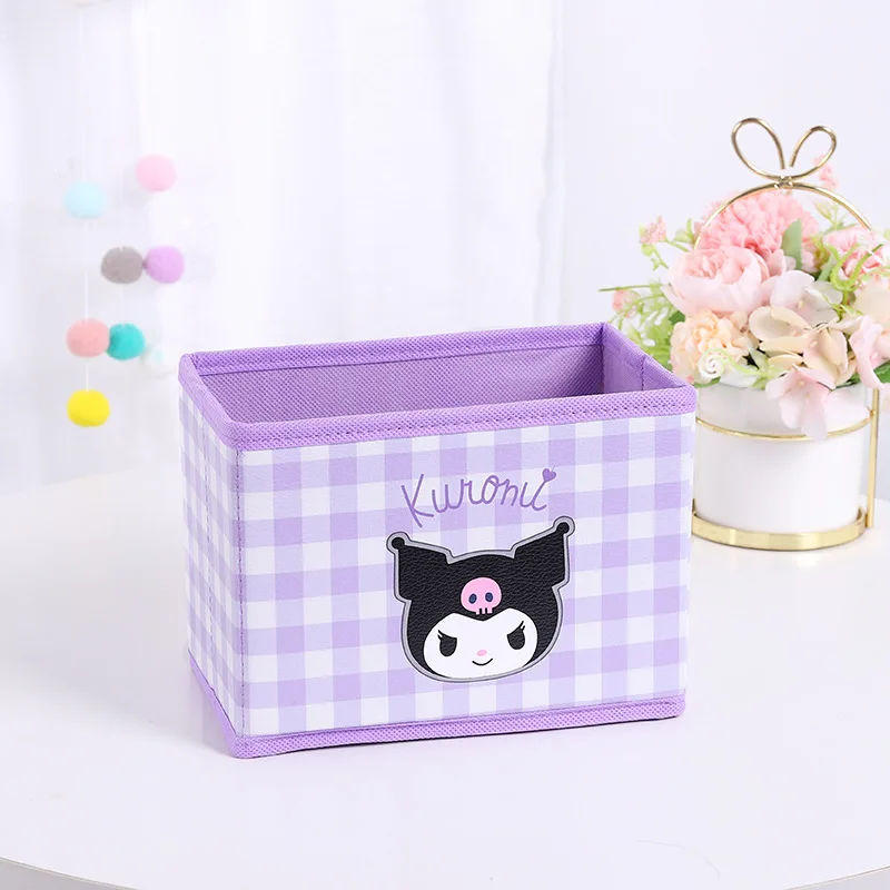 Sanrio Summer Bag Cartoon Grid PU Foldable Storage Box Cosmetics Stationery Accessories Classification and Organizing Box
Sanrio Summer Bag Cartoon Grid PU Foldable Storage Box Cosmetics Stationery Accessories Classification and Organizing Box