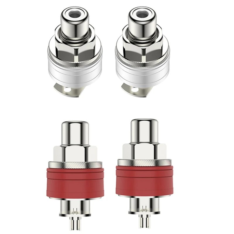 Pure Copper Hifi Power Amplifier RCA Female Sockets Audio Connectors Lotus Socket Audio Terminals
Pure Copper Hifi Power Amplifier RCA Female Sockets Audio Connectors Lotus Socket Audio Terminals