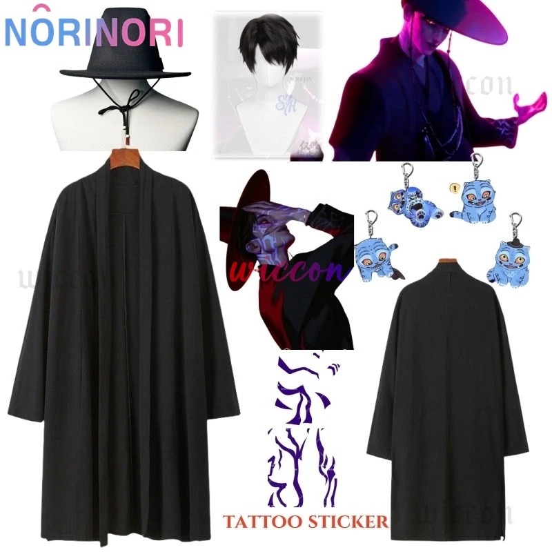 KPOP Saja Boys Jinu Cosplay Costume Anime Movie Demon Your Idol Black Robes Korean Hat Outfit Halloween Suit for Men Outfit
KPOP Saja Boys Jinu Cosplay Costume Anime Movie Demon Your Idol Black Robes Korean Hat Outfit Halloween Suit for Men Outfit