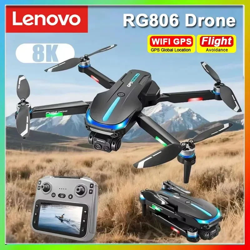 Lenovo RG806 Max Aerial Drone 8K HD 5.6-Inch Remote Control with Screen GPS Positioning Brushless Motor Obstacle Avoidance Toy
Lenovo RG806 Max Aerial Drone 8K HD 5.6-Inch Remote Control with Screen GPS Positioning Brushless Motor Obstacle Avoidance Toy