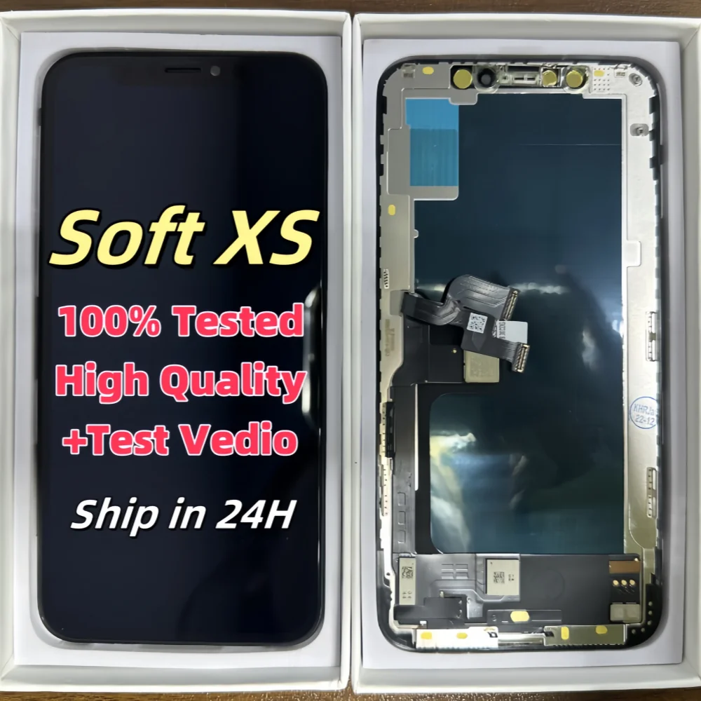 Мягкий OLED-дисплей качества для iPhone XS, ЖК-дисплей, дигитайзер, сменный сенсорный экран в сборе для iPhone XS, 100% тестирование
Мягкий OLED-дисплей качества для iPhone XS, ЖК-дисплей, дигитайзер, сменный сенсорный экран в сборе для iPhone XS, 100% тестирование