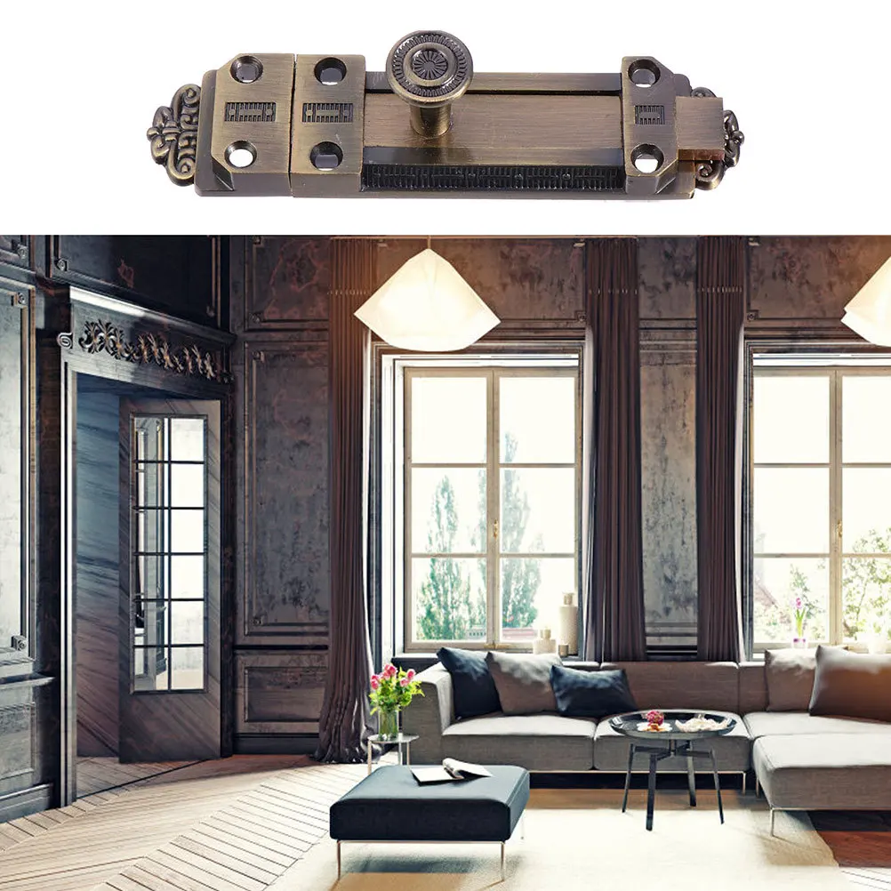 Vintage Zinc Alloy Flush Bolt Sliding Door Lock Easy Install Latch for Home Security Bedrooms Bathrooms Sliding Lock
Vintage Zinc Alloy Flush Bolt Sliding Door Lock Easy Install Latch for Home Security Bedrooms Bathrooms Sliding Lock