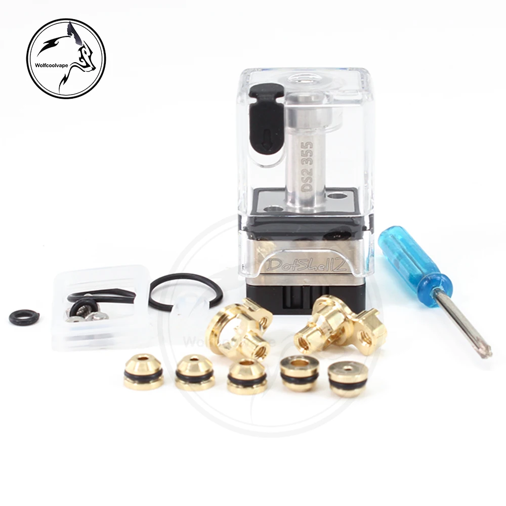 wolfcoolvape DotShell2 RBA SS316 Rebuildable Tank Atomizer for dotAIO Pod System Kit Portable AIO Vape DIY Coil Build
wolfcoolvape DotShell2 RBA SS316 Rebuildable Tank Atomizer for dotAIO Pod System Kit Portable AIO Vape DIY Coil Build