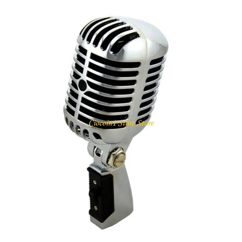 A3PC Vintage Dynamic Vocal Microphone Retro Metal Appearance for Music and Speech
A3PC Vintage Dynamic Vocal Microphone Retro Metal Appearance for Music and Speech