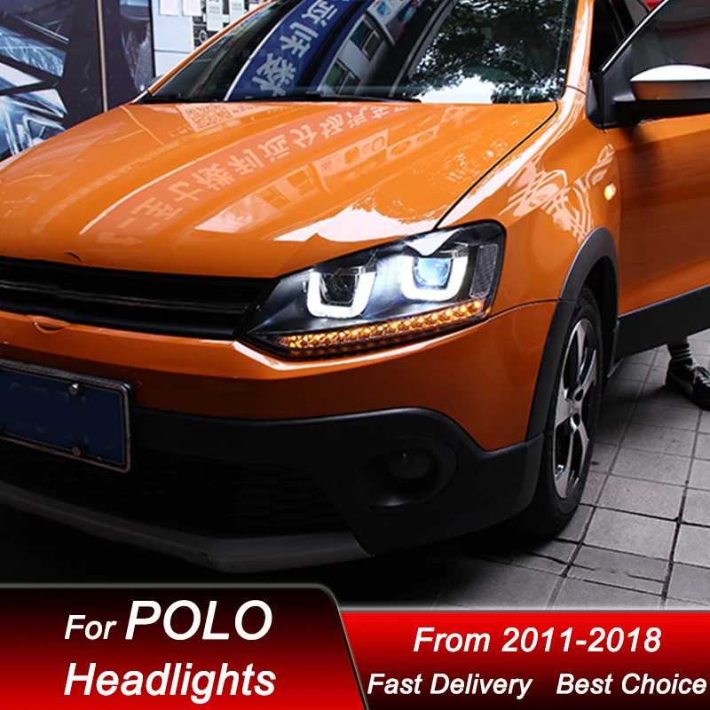 Pop Car Led Headlights For Volkswagen VW POLO 11-18 LED Auto Headlamp Assembly Upgrade High Configure Projector Lens Accessories 
Pop Car Led Headlights For Volkswagen VW POLO 11-18 LED Auto Headlamp Assembly Upgrade High Configure Projector Lens Accessories
