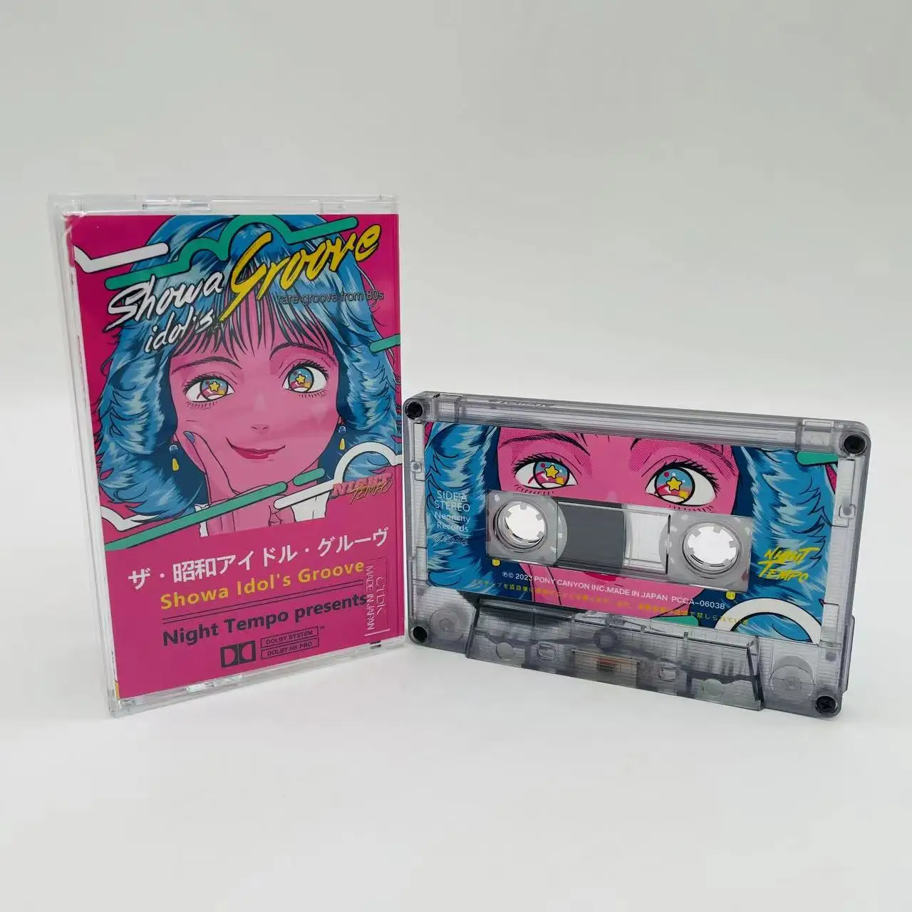 City Pop Vaporwave Kudou Shizuka Night Tempo Music Tape Showa Idol's Groove MIX Album Cassettes Cosplay Walkman Soundtracks Box
City Pop Vaporwave Kudou Shizuka Night Tempo Music Tape Showa Idol's Groove MIX Album Cassettes Cosplay Walkman Soundtracks Box