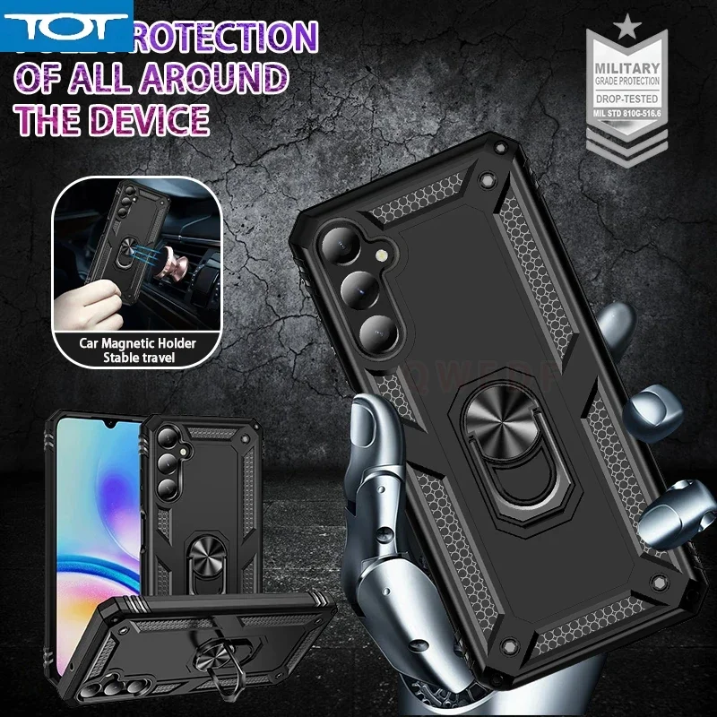 For Samsung Galaxy A05S A05s SM-A057F Case Heavy Duty Shockproof Armor Phone Case For Samsung A05S A 05S Ring Holder Back Cover
For Samsung Galaxy A05S A05s SM-A057F Case Heavy Duty Shockproof Armor Phone Case For Samsung A05S A 05S Ring Holder Back Cover