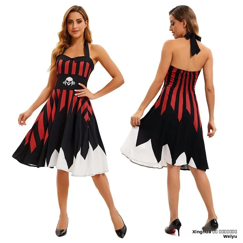 2025 New Women's loween Print Dr Stage Performance Costume Fem Faionable Ele Skirt Suit for Women
2025 New Women's loween Print Dr Stage Performance Costume Fem Faionable Ele Skirt Suit for Women